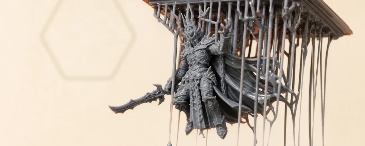 Detaljna resin (SLA) 3D štampana minijatura sa glatkom površinom i finim detaljima